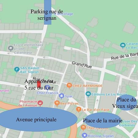 Bel Appart T2 Confortable En Plein Coeur De Сижан Екстериор снимка