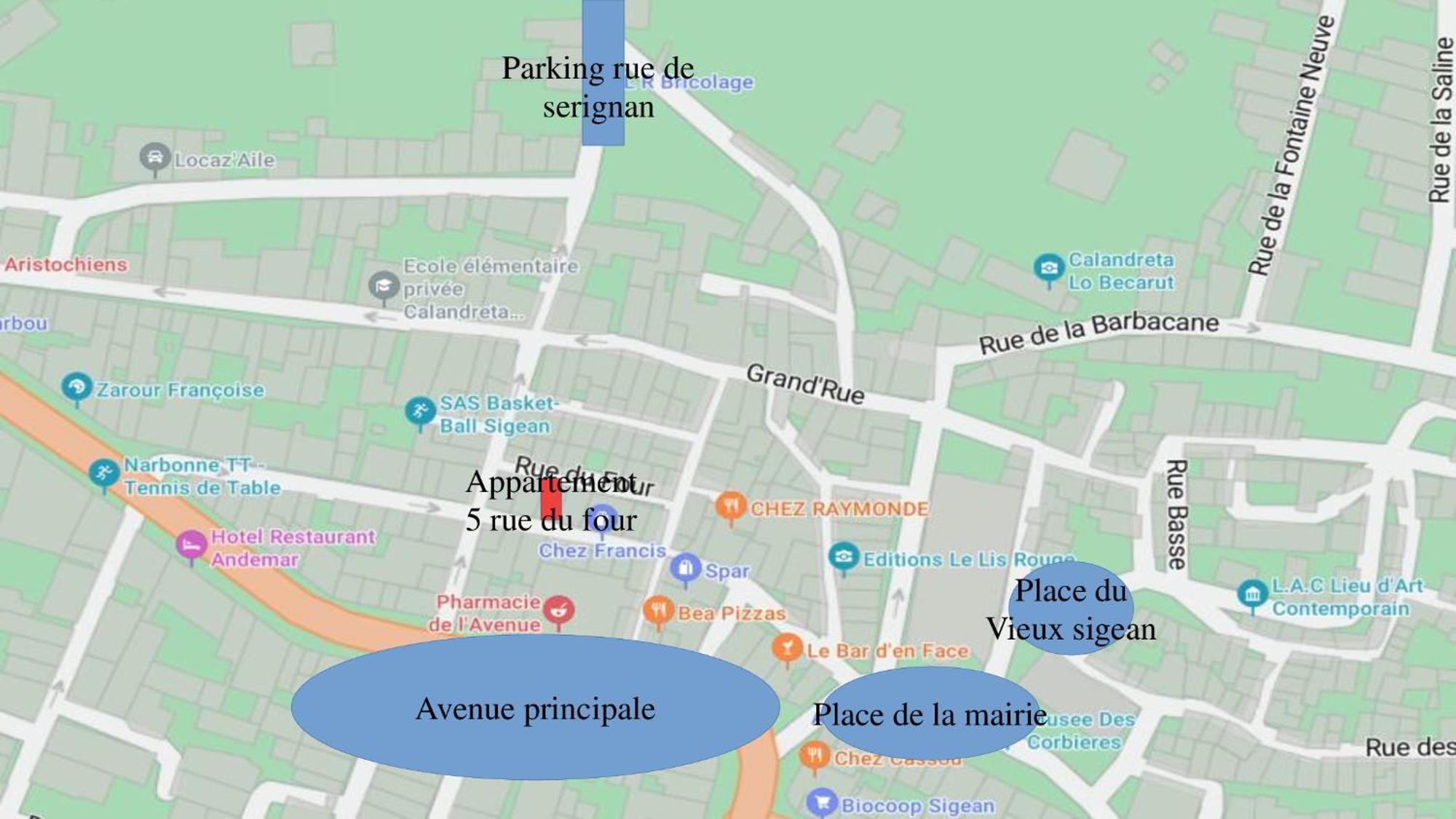 Bel Appart T2 Confortable En Plein Coeur De Сижан Екстериор снимка